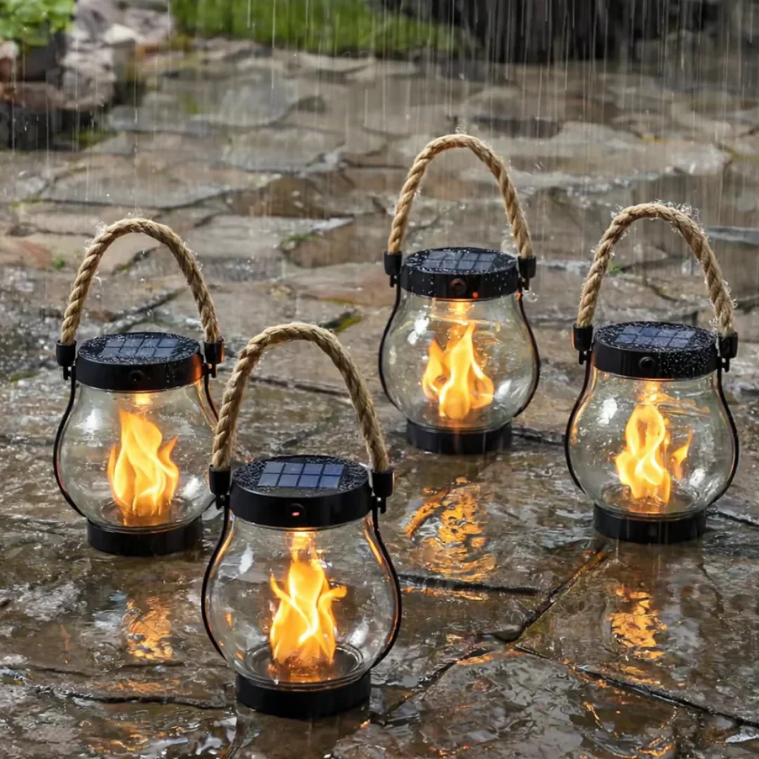 Solar Powered Outdoor Light Landscape Lighting Lantern Design - Image 4